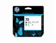 HP 70 Black matte + Cyan DJ Printhead, C9404A