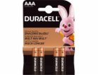 baterie Duracell 1,5  AAA  4-pack  blist