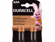baterie Duracell 1,5  AAA  4-pack  blist