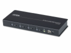 ATEN 4-port KM USB, audio, pouze klávesnice a myš