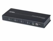 ATEN 4-port KM USB, audio, pouze klávesnice a myš