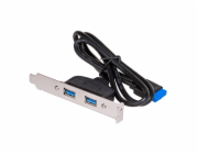 Akyga 2xUSB 3.0 ATX Kryt/40cm