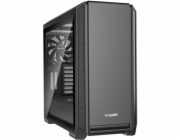 být zticha! SILENT BASE 601 Window Black, věžová skříň