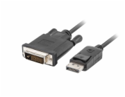 Lanberg DisplayPort - DVI-D kabel 3m černý (CA-DPDV-10CU-0030-BK)