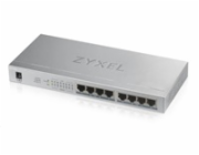 Zyxel GS1008HP 8-port Desktop Gigabit PoE Switch, 8x PoE+ GbE, PoE 60W