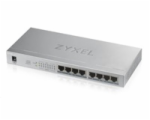 Zyxel GS1008HP 8-port Desktop Gigabit PoE Switch, 8x PoE+ GbE, PoE 60W