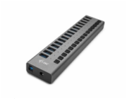 i-tec USB 3.0 nabíjecí HUB 16port + Power Adapter 90 W