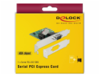 DeLOCK PCIe > 1 x sériový adaptér RS-232