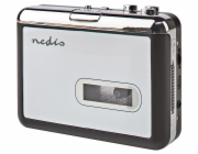 NEDIS kazetový převodník/ výstup 1x 3,5 mm/ 1x mini USB/ napájení z USB/ černý