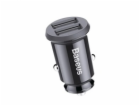 Autonabíječka Baseus Grain 2x USB 5V 3.1A (černá)
