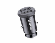 Autonabíječka Baseus Grain 2x USB 5V 3.1A (černá)