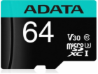 ADATA MicroSDXC karta 64GB Premier Pro UHS-I V30S (R:100/...