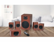 GENIUS repro SW-HF 5.1 4600 Ver. II/ 5.1/ 120W/ Dřevěné/ Dálkový ovladač
