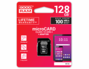 Goodram microSDXC UHS-I 128 GB M1AA-1280R12 GOODRAM memory card Micro SDXC 128GB Class 10 UHS-I + Adapter