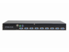 Digitus KVM přepínač USB/PS2 8portový (černý)
