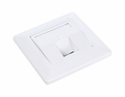 Solarix Eth.Zás. modulární pro 1 keystone pod omítku bílá SX9-1-0-WH