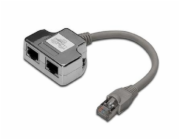 Rozbočovač Modulární RJ45 distributor 2 porty 10/100Base T