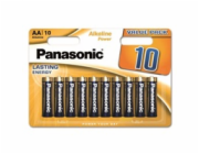 PANASONIC Alkalické baterie Alkaline Power LR6APB/10BW AA 1,5V (Blistr 10ks)