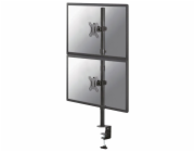 Neomounts FPMA-D550DVBLACK/Držák displeje/na stůl/10-32"/svorka/VESA 100X100/nosn. 2x6kg/2 displeje vert/černý