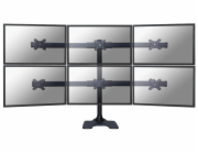 Neomounts FPMA-D700DD6/Držák displeje/na stůl/10-27"/stojan+průchodka/VESA 100X100/nosn. 6x8kg/6 displejů/černý