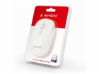 GEMBIRD Myš MUSW-4B-01-W, bílá, bezdrátová, USB nano rece...