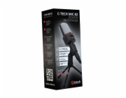 C-TECH Stolní mikrofon MIC-02, 3,5mm stereo jack, kabel 2.5m