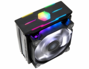 Zalman chladič CPU CNPS10X OPTIMA II BLACK / 120mm RGB ventilátor / heatpipe / PWM / výška 160mm / pro AMD i Intel