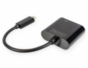 Digitus USB Type-C Gigabit Ethernet Adapter (schwarz, mit Power Delivery Unterstützung)