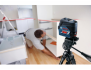 Bosch Powertools Kombilaser GCL 2-50 C Professional + RM2 + BT150 (blau/schwarz, rote Laserlinien, mit Halterung und Stativ)