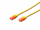 Digitus Patch Cable, CAT 6 UTP, AWG 26, měď, žlutý, 2m