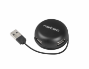 Natec NHU-1330 Natec BUMBLEBEE rozbočovač 3x USB 2.0 HUB, černý