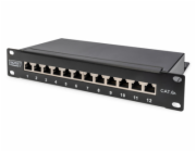 Digitus "10" patch panel DN-91612S-EA, 12 portů, Cat.6a"