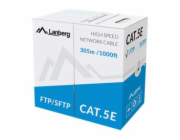SFTP kabel Cat.5e 305m plný CU LCS5-11CU-0305-S šedý