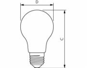 LED žárovka PHILIPS, A60, E27, 10,5 W, 1521 lm, 2700 K