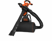 BLACK+DECKER elektrický vysavač listí 3 v 1 BEBLV300-QS, vysavač listí/foukač listí