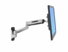ERGOTRON LX Sit-Stand Wall Mount LCD Arm, Polished - flex...