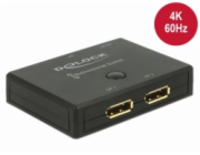 DeLOCK DisplayPort 2 - 1 přepínač obousměrný 4K 60 Hz, DisplayPort Switch