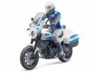 Scrambler Ducati Motorbike s policistou
