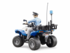 Bruder BWORLD modrá čtyřkolka policie s figurkou