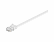 Goobay Flat patch kabel U / UTP kat.5e 5m bílý (93361)