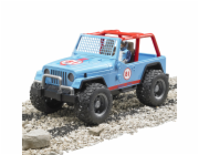 Bruder Modré auto JEEP s řidičem