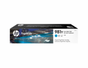 HP Azurová inkoustová kazeta č. 981Y (L0R13A)