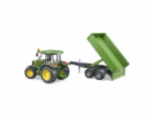 Bruder Traktor John Deere s valníkem