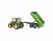 Bruder Traktor John Deere s valníkem