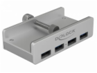 DeLOCK Externí USB 3.0 4portový rozbočovač s pojistným šr...