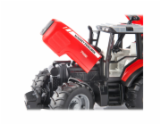 Traktor Traktor Massey Ferguson se sklápěcím přívěsem