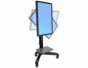 Ergotron Neo-Flex Mobile MediaCenter LD - Vozík - Technologie konstantní síly - pro Displej LCD - hliník, ocel, ABS plast, slitina zinku, kompozitní plast - černá - velikost obrazovky: 27"-60"