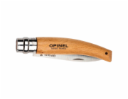 Opinel zahradnicky nuz c.08  zaviraci s drevenou rukojeti
