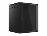 LANBERG Nástěnný rack 19 15U 600X600mm černý flat pack WF01-6615-10B LANBERG Nástěnná jednodílná skříň 19", 15U/600x600 (v rozloženém stavu) černá (RAL9004)