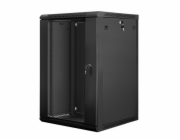 LANBERG 19 18U 600X600mm WF01-6618-10B LANBERG RACK CABINET 19” WALL-MOUNT 18U/600X600 (FLAT PACK) BLACK V2